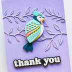 Birch Press Stanzschablone - 57583 Block Print Tufted Bird