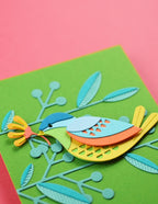 Birch Press Stanzschablone - 57584 Block Print Bright Bird