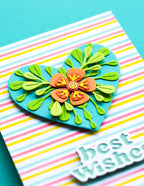 Birch Press Stanzschablone - 57589 Block Print Garden Heart