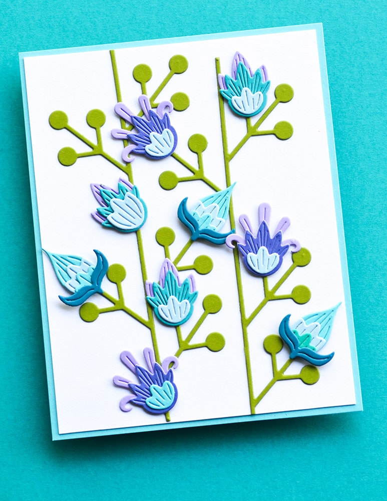 Birch Press Stanzschablone - 57590 Block Print Tapestry Blooms