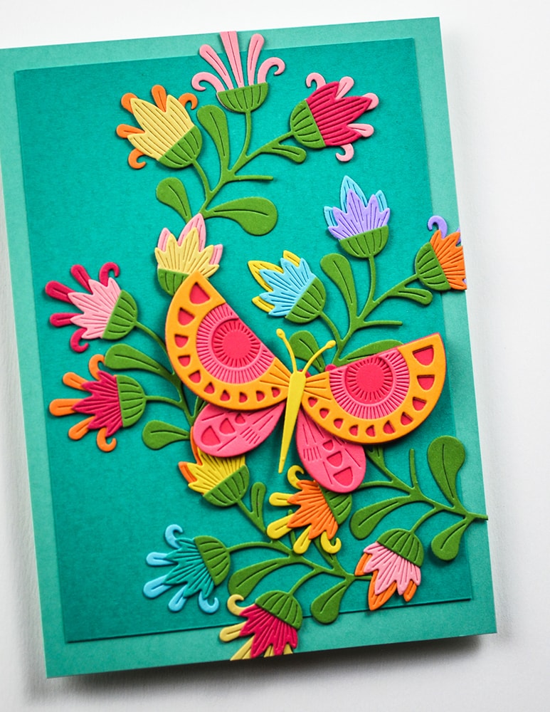 Birch Press Stanzschablone - 57590 Block Print Tapestry Blooms