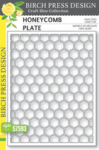 Birch Press Stanzschablone - 57593 Honeycomb Plate