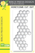 Birch Press Stanzschablone - 57594 Honeycomb Cut Out