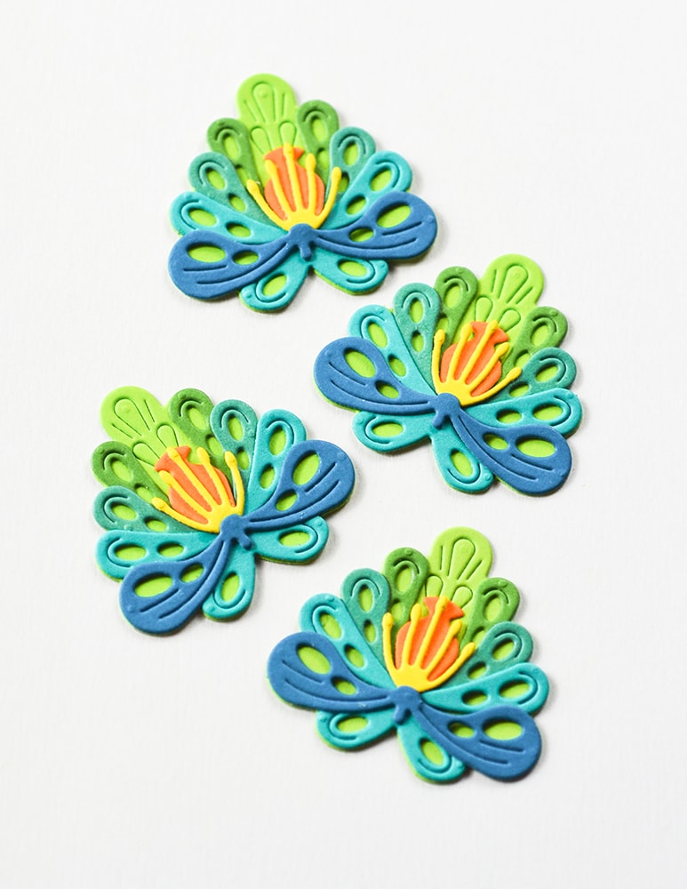 Birch Press Stanzschablone - 57595 Block Print Lush Flower