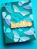Birch Press Stanzschablone - 57596 Block Print Brilliant Butterfly