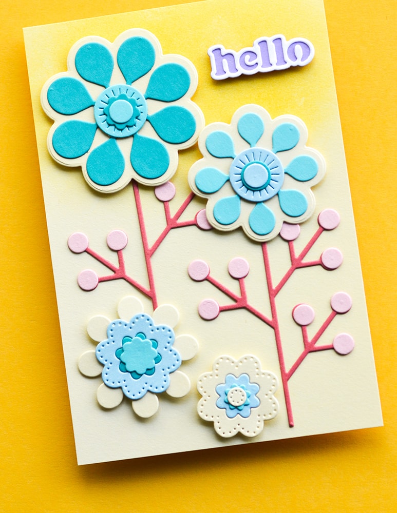 Birch Press Stanzschablone - 57599 Block Print Stems and Berries