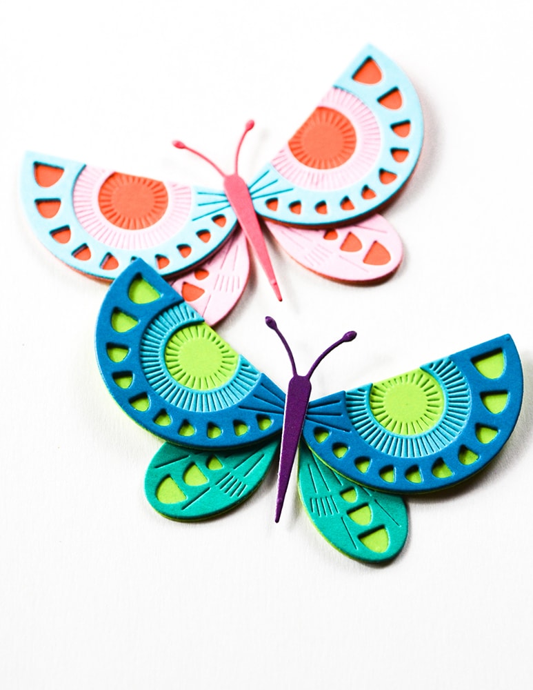 Birch Press Stanzschablone - 57600 Block Print Radiant Butterfly