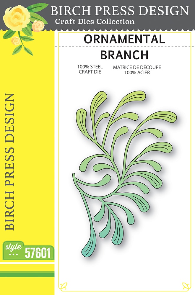 Birch Press Stanzschablone - 57601 Ornamental Branch