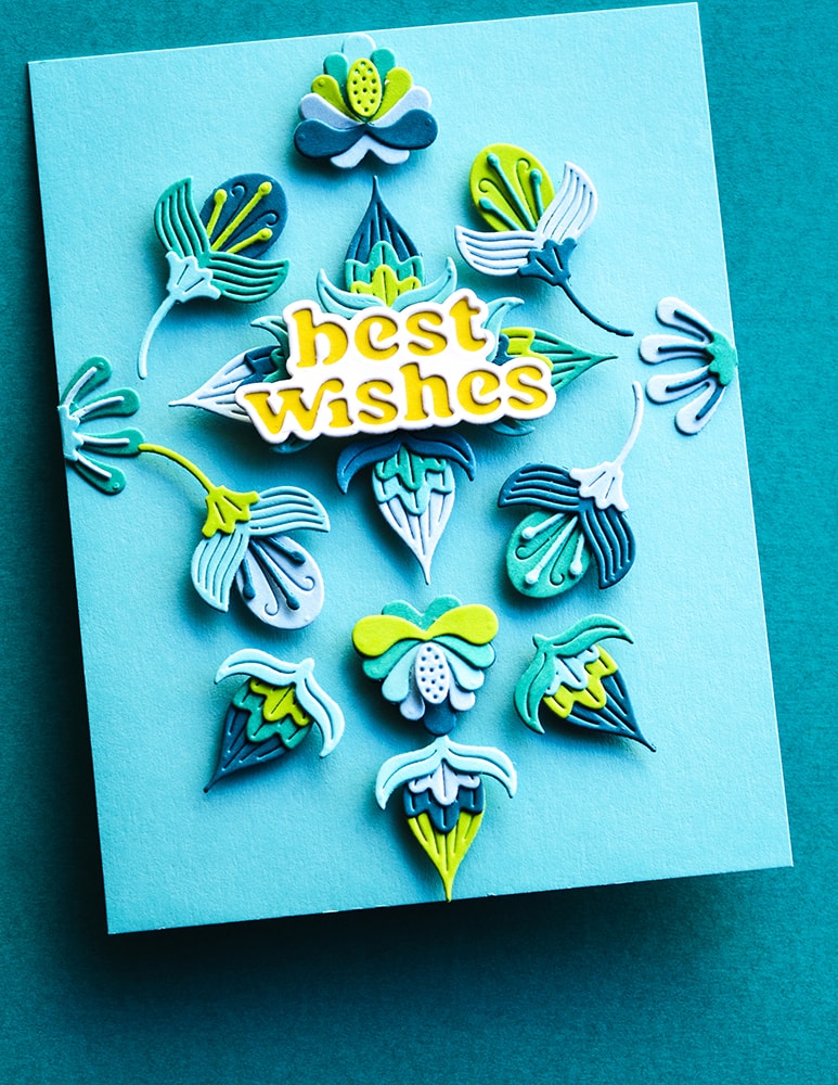 Birch Press Stanzschablone - 57604 Block Print Fabulous Flourishes