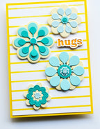 Birch Press Stanzschablone - 57605 Block Print Star Flowers