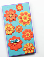Birch Press Stanzschablone - 57605 Block Print Star Flowers