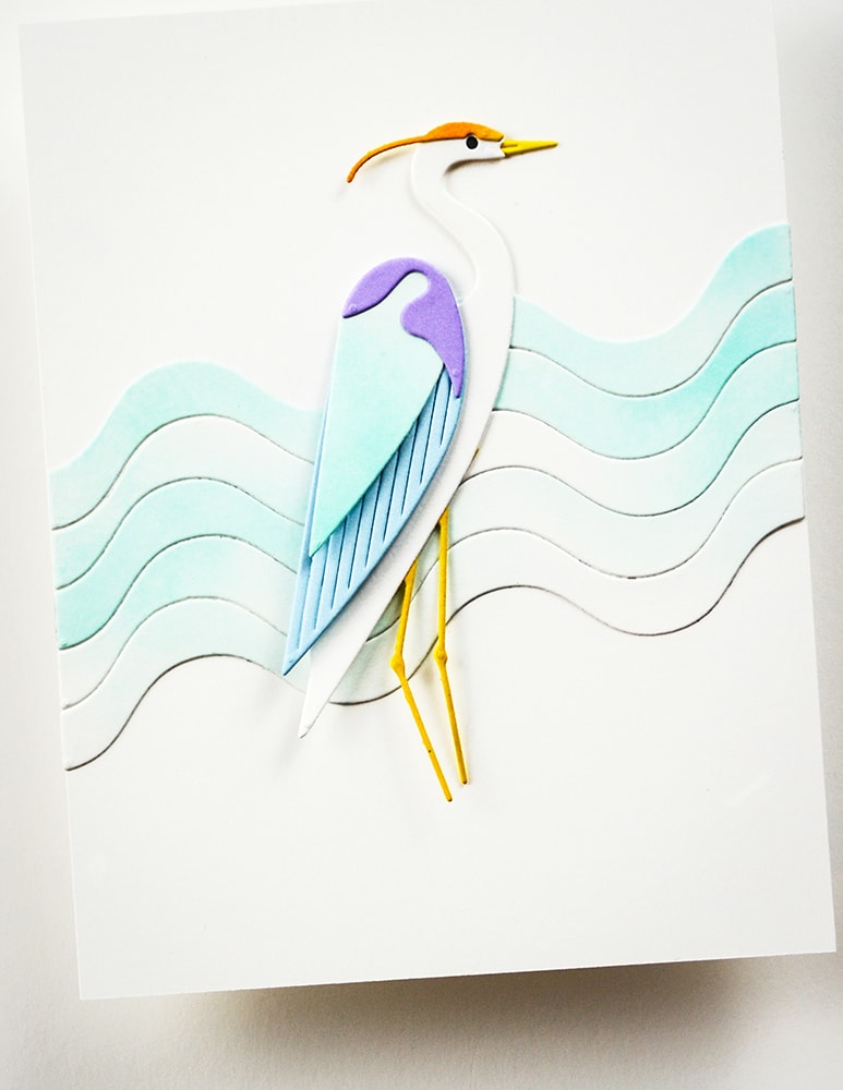 Birch Press Stanzschablone - 57607 Corner Waves