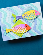 Birch Press Stanzschablone - 57607 Corner Waves