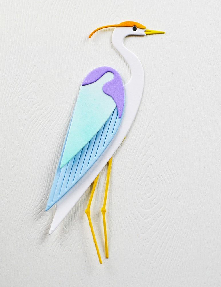 Birch Press Stanzschablone - 57608 Block Print Majestic Heron