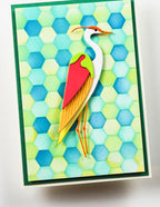 Birch Press Stanzschablone - 57608 Block Print Majestic Heron