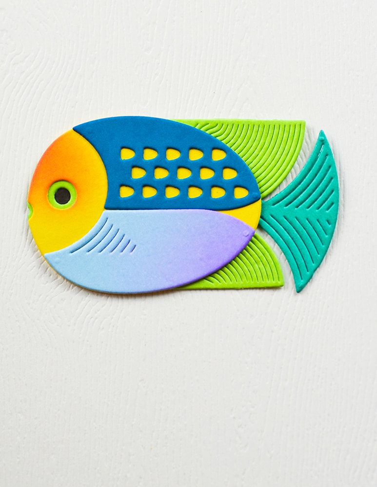 Birch Press Stanzschablone - 57611 Block Print Glider Fish