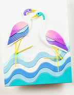 Birch Press Stanzschablone - 57612 Block Print Seaside Crane