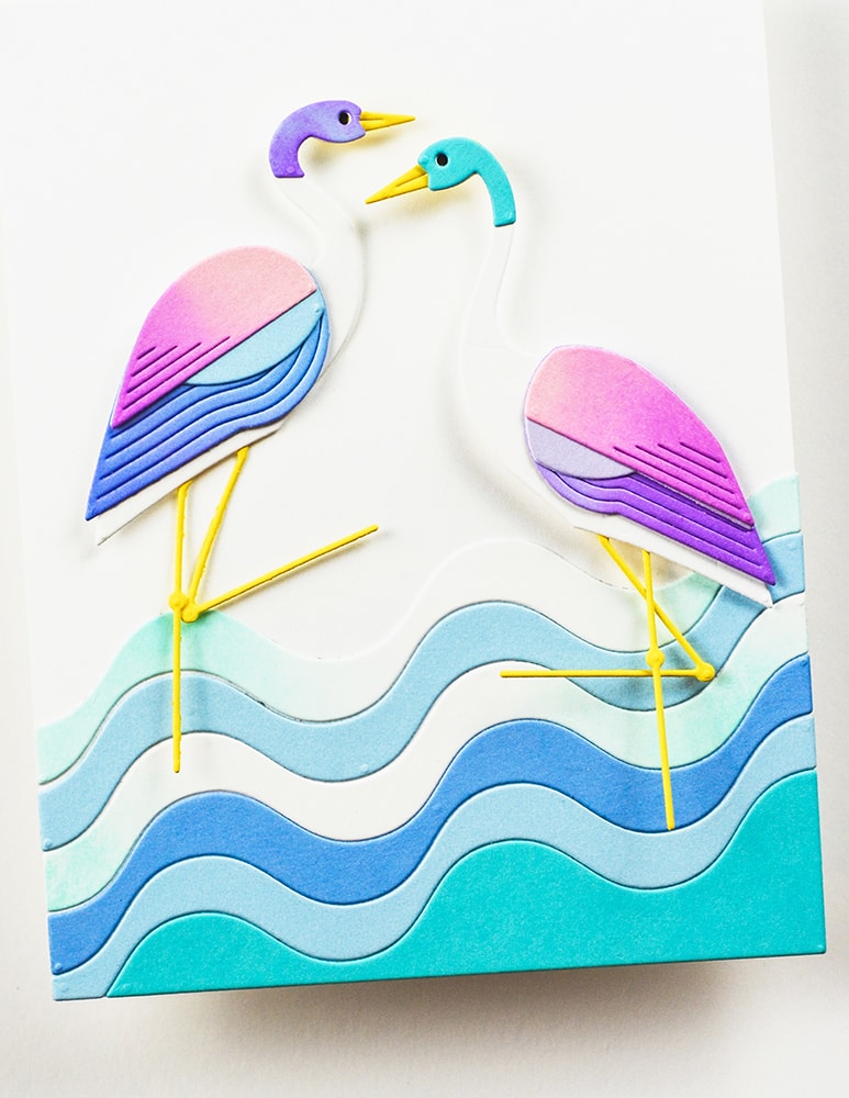 Birch Press Stanzschablone - 57612 Block Print Seaside Crane