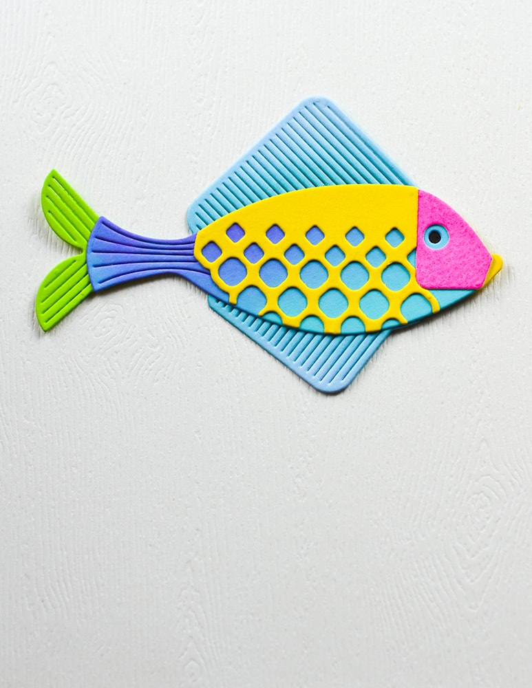 Birch Press Stanzschablone - 57614 Block Print Deep Sea Fish