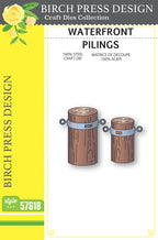 Birch Press Stanzschablone - 57618 Waterfront Pilings