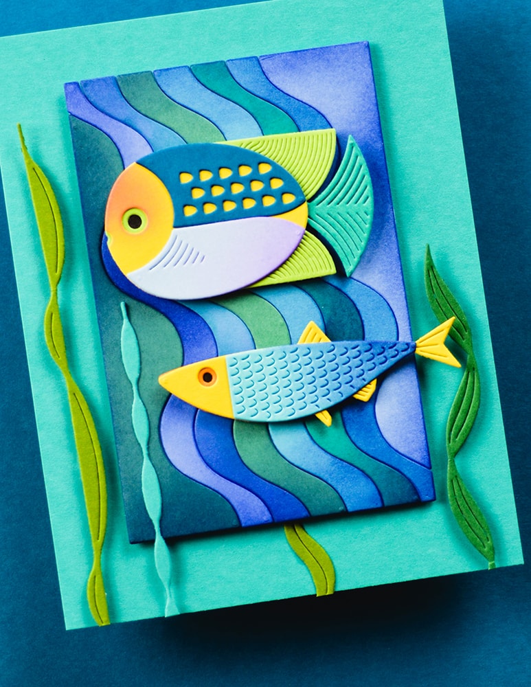 Birch Press Stanzschablone - 57619 Block Print Sardines