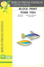 Birch Press Stanzschablone - 57623 Block Print Pond Fish