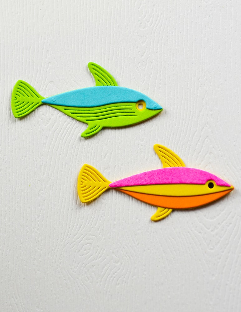 Birch Press Stanzschablone - 57623 Block Print Pond Fish