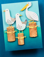Birch Press Stanzschablone - 57624 Block Print Happy Seagull