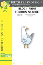 Birch Press Stanzschablone - 57625 Block Print Curious Seagull