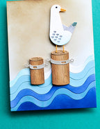 Birch Press Stanzschablone - 57625 Block Print Curious Seagull