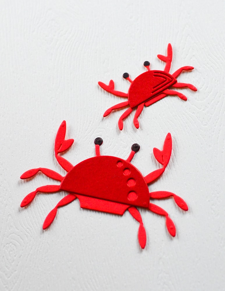 Birch Press Stanzschablone - 57626 Block Print Dancing Crabs