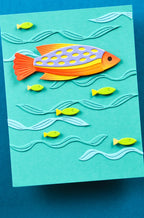 Birch Press Stanzschablone - 57627 Block Print Swift Fish