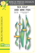 Birch Press Stanzschablone - 57628 Sea Kelp and Mini Fish