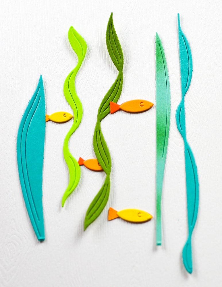 Birch Press Stanzschablone - 57628 Sea Kelp and Mini Fish