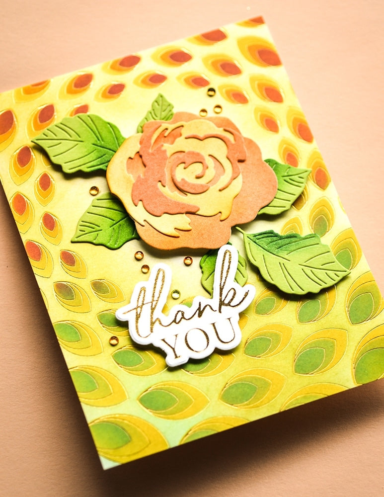 Birch Press Hot Foil Plate - Gilded Petalpoint (inkl. Stanzschablone) Set