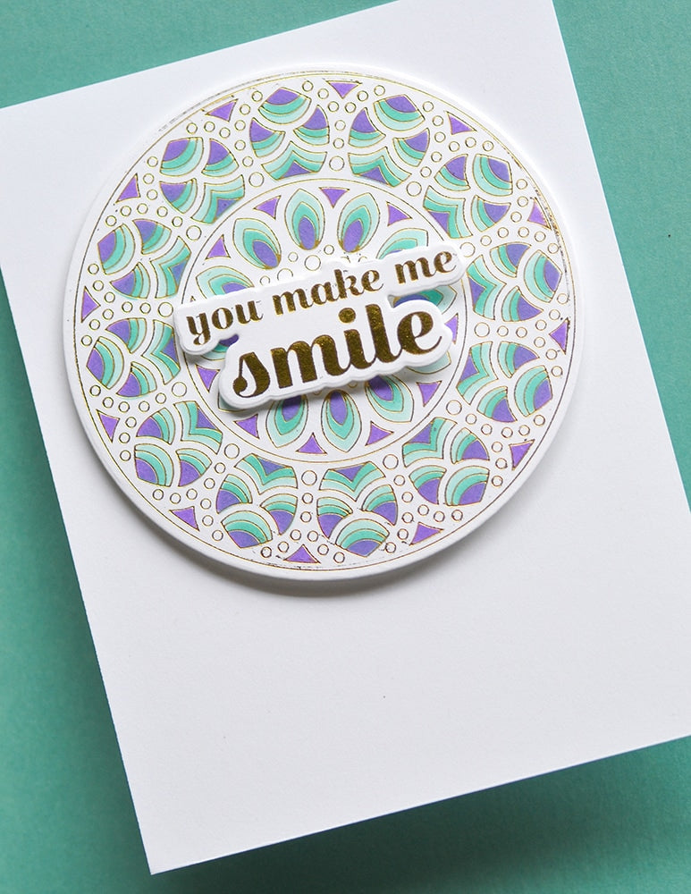 Birch Press Hot Foil Plate - Gilded Grace (inkl. Stanzschablone) Set (inkl. Stanzschablone)