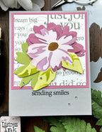 Memory Box Template Set - 88620 Gracious Floral Stencil Set