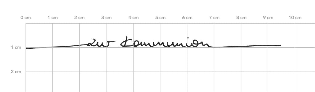 Stempel zur Kommunion Silikonstempel Schriftzug Handschrift Schreibschrift deutsch Clear Stamps kirchlich Scrapbooking Karten-Kunst