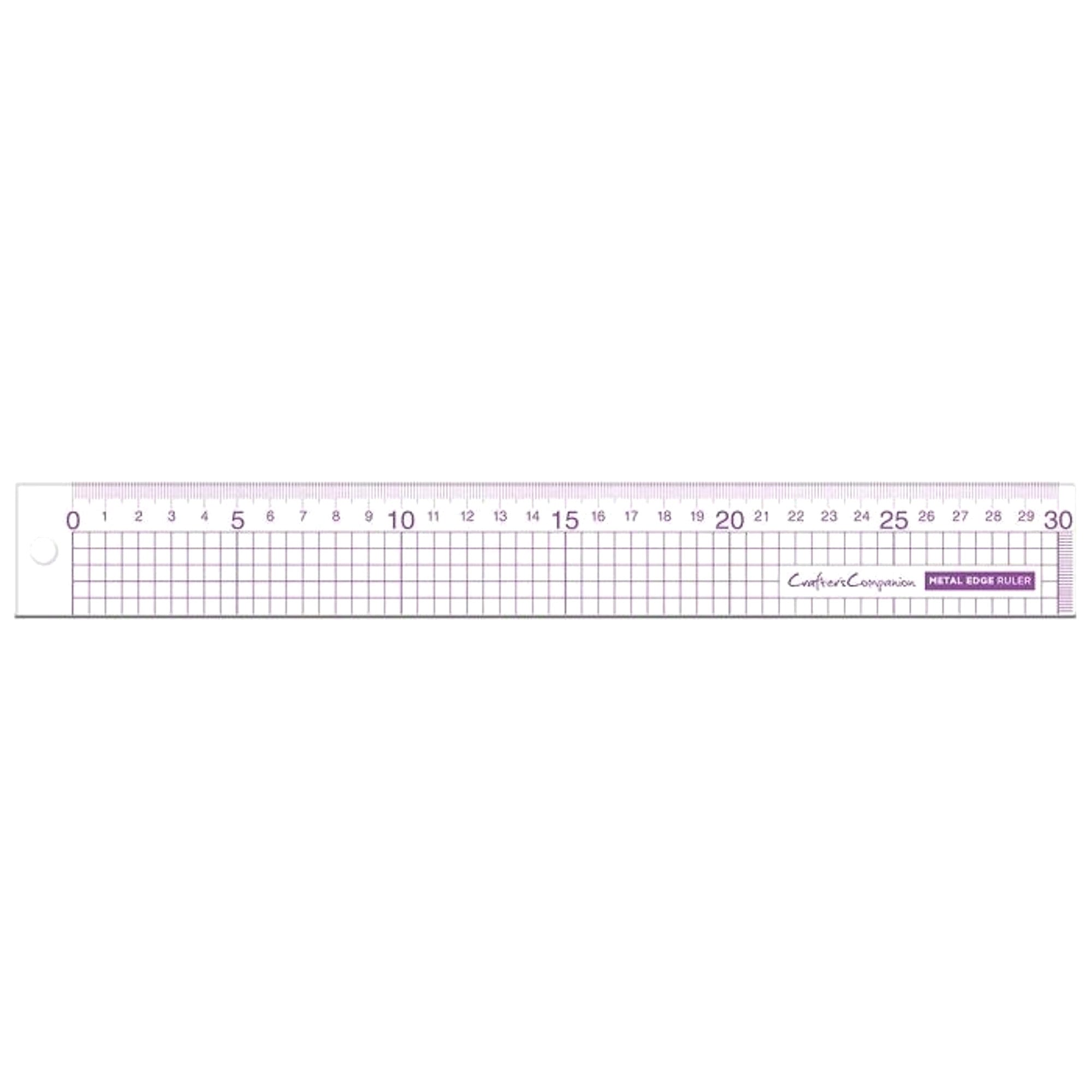 Lineal 30 cm mit Stahlkante