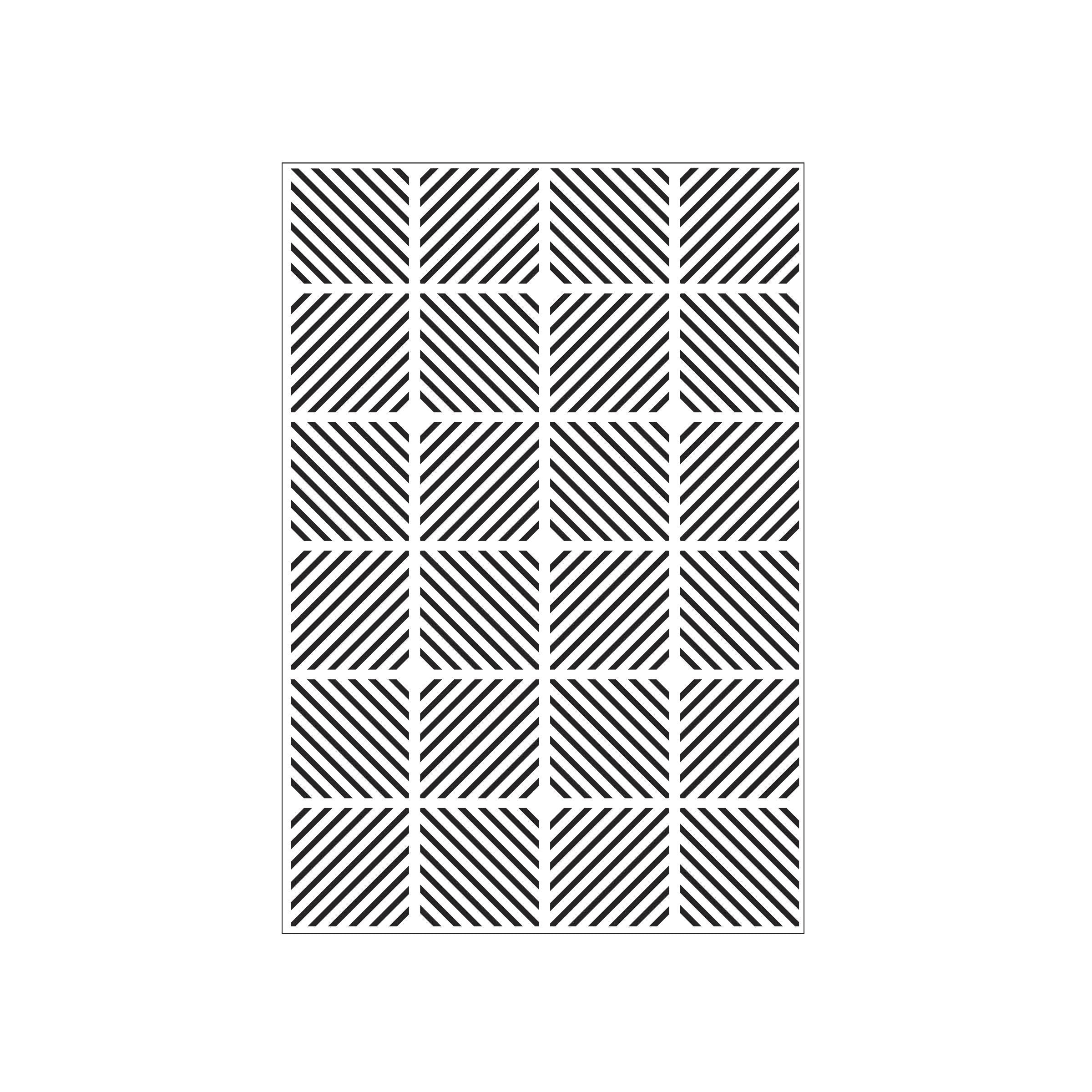 Darice Hintergrund-Prägeschablone - Diagonal Block Pattern