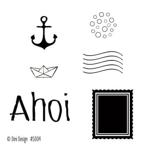 Dini Design Mini Clear Stamps - Ahoi 2