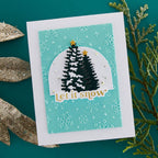 Spellbinders Sparkling Snow 3D Embossing Folder GROSS