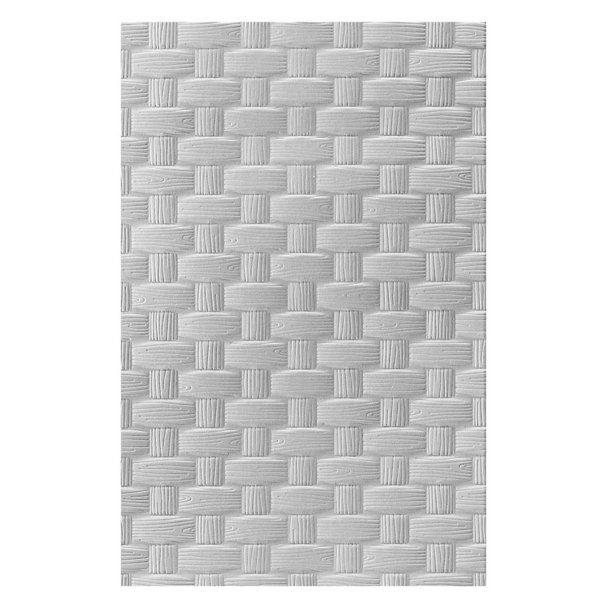 Spellbinders Woven Embossing Folder GROSS