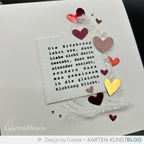 Karten-Kunst Clear Stamps KK-0266 - Quadratische Texte