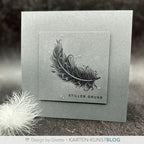 Karten-Kunst Clear Stamps KK-0269 - Schwungvolle Federn
