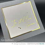 Karten-Kunst Hot Foil Plate kk-HF023 - Luxe In stiller Trauer