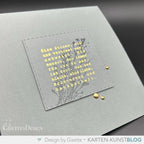 Karten-Kunst Clear Stamps KK-0266 - Quadratische Texte