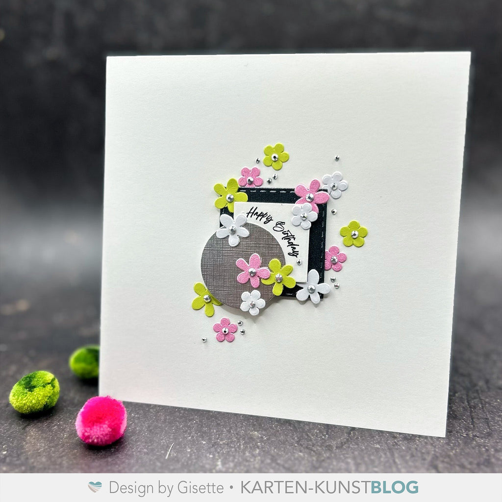 Karten-Kunst Clear Stamps KK-0274 - Circulus Runde Geburtstagssprüche