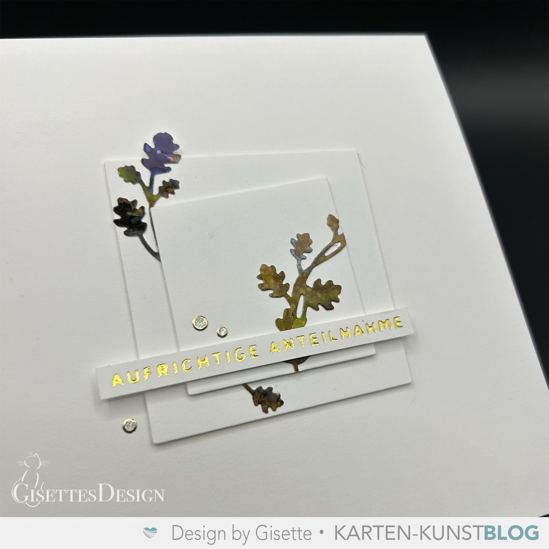 Karten-Kunst Hot Foil Plate kk-HF025 - Mini Worte für alle Gelegenheiten