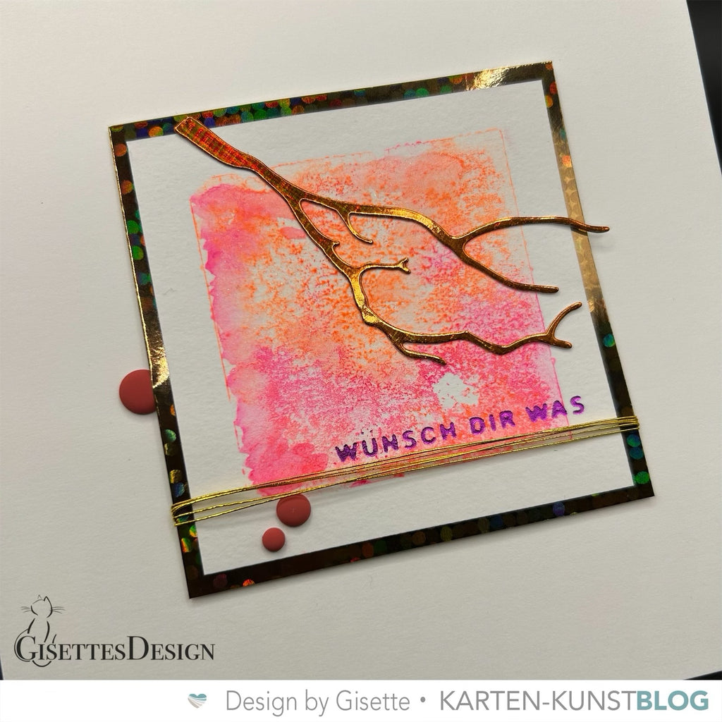 Karten-Kunst Hot Foil Plate kk-HF025 - Mini Worte für alle Gelegenheiten